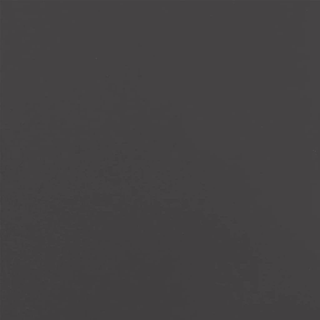 Κομοδίνα 2 τεμ. Μαύρα 36x39x60,5 εκ. Χάλυβα