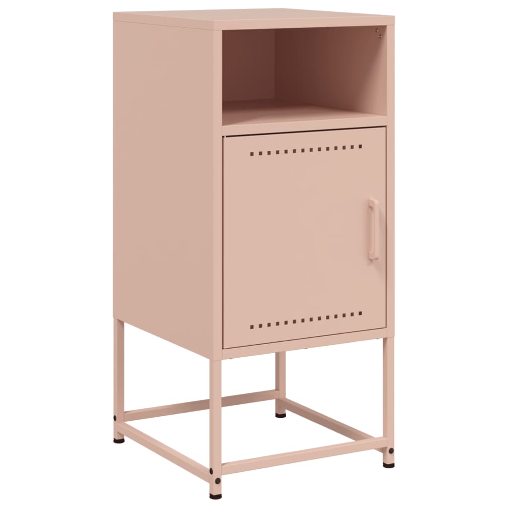 Κομοδίνο Ροζ 36x39x78 εκ. από Χάλυβα - Pakobazaar