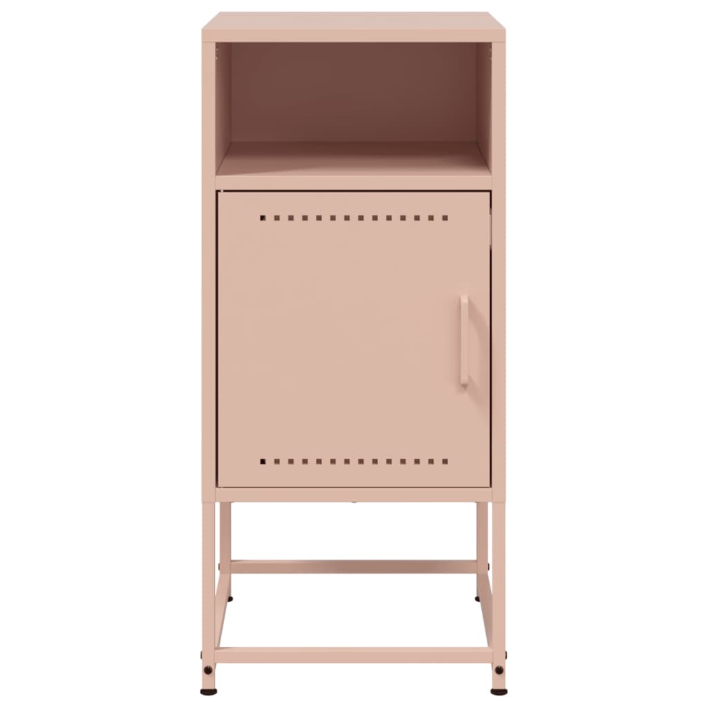 Κομοδίνο Ροζ 36x39x78 εκ. από Χάλυβα - Pakobazaar