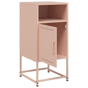 Κομοδίνο Ροζ 36x39x78 εκ. από Χάλυβα - Pakobazaar