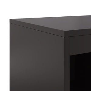 Ντουλάπι Μαύρο 100,5x39x107 εκ. Ατσάλινο - Pakobazaar