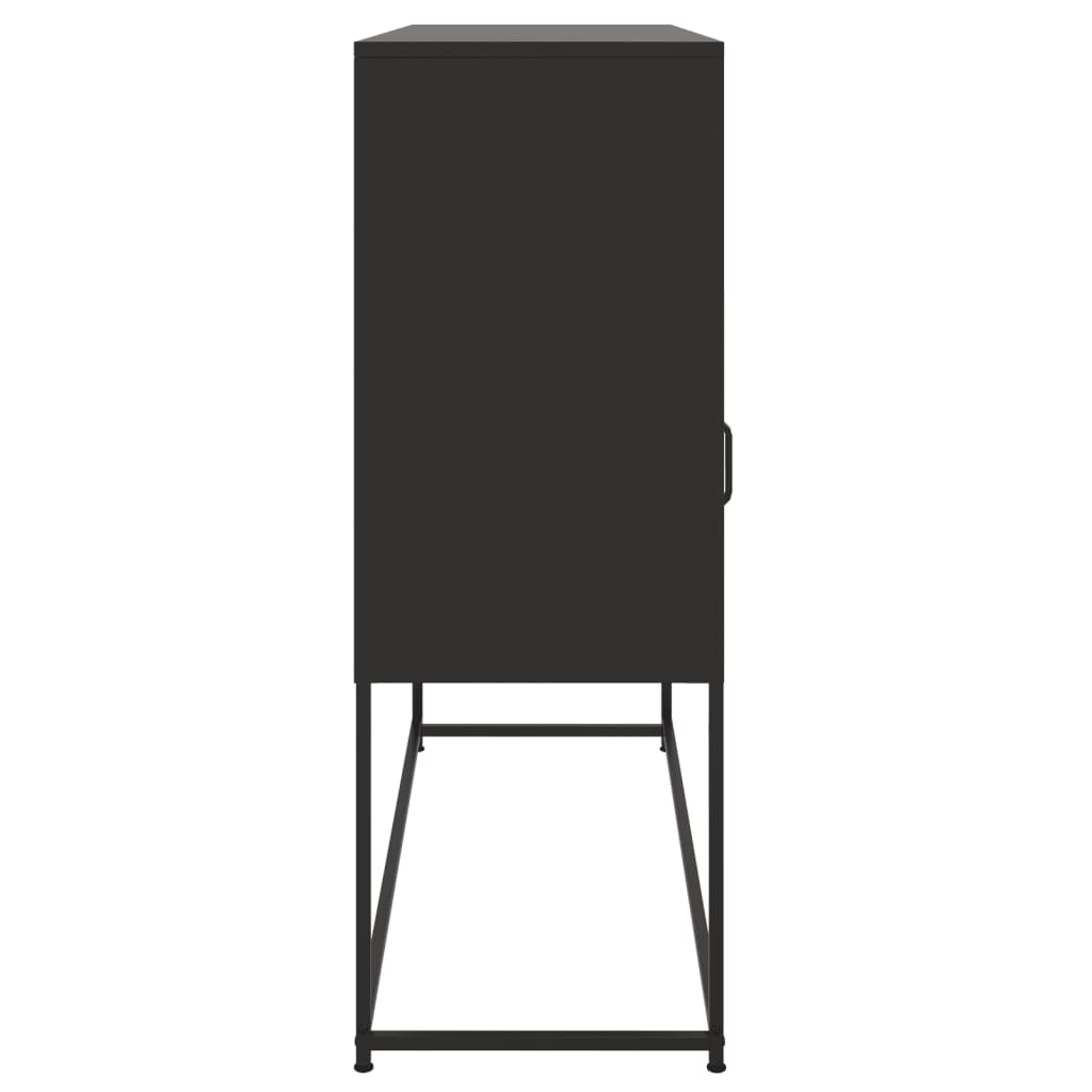 Ντουλάπι Μαύρο 100,5x39x107 εκ. Ατσάλινο - Pakobazaar