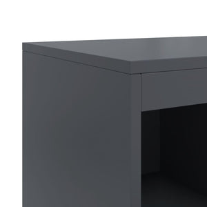 Ντουλάπι Ανθρακί 100,5x39x107 εκ. από Ατσάλι