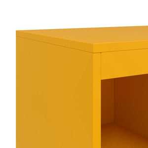 Ντουλάπι Μουσταρδί 100,5x39x107 εκ. από Ατσάλι