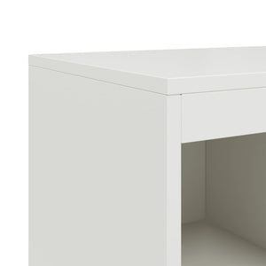 Ντουλάπι Λευκό 100,5x39x107 εκ. Ατσάλινο