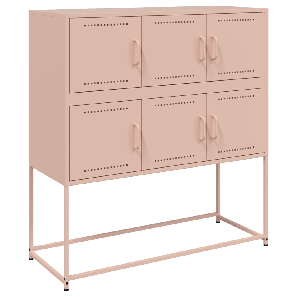 Ντουλάπι Ροζ 100,5x39x107 εκ. Ατσάλινο - Pakobazaar