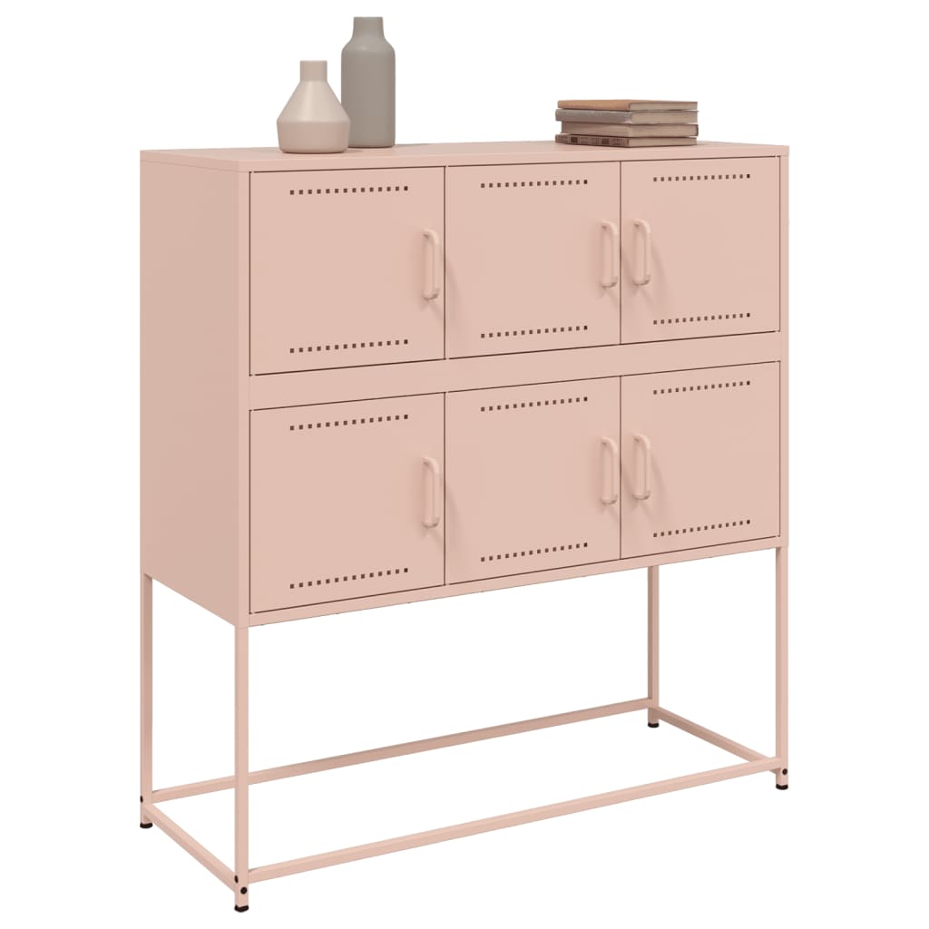 Ντουλάπι Ροζ 100,5x39x107 εκ. Ατσάλινο - Pakobazaar