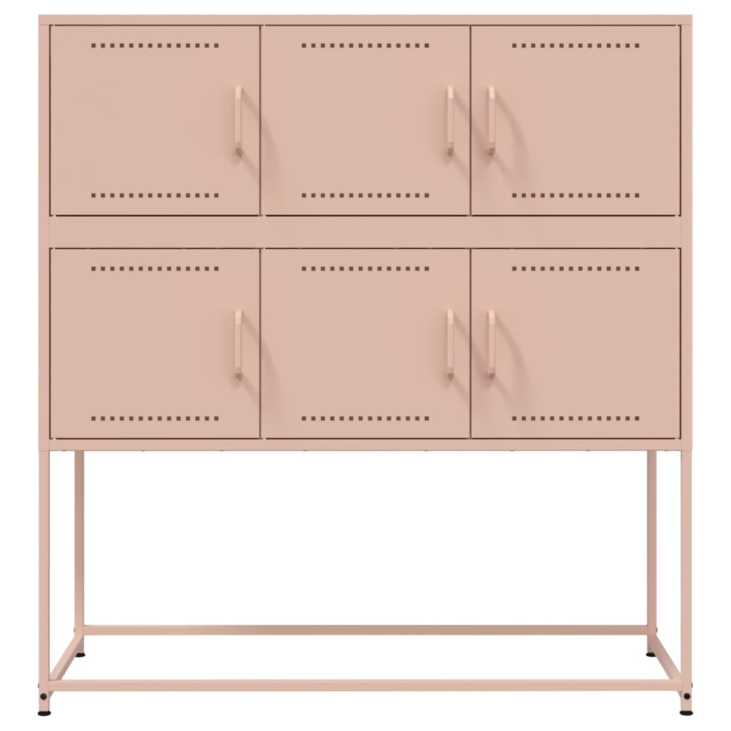 Ντουλάπι Ροζ 100,5x39x107 εκ. Ατσάλινο - Pakobazaar