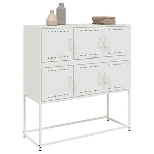 Ντουλάπι Λευκό 100,5x39x107 εκ. Ατσάλινο - Pakobazaar