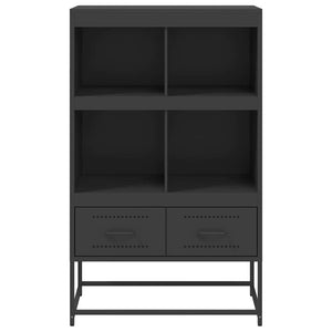Ντουλάπι Μαύρο 68x39x111,5 εκ. από Χάλυβα - Pakobazaar