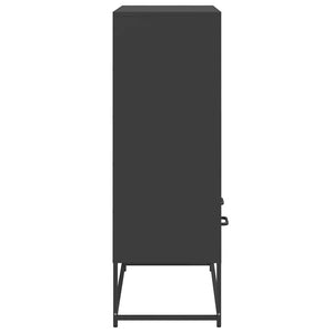 Ντουλάπι Μαύρο 68x39x111,5 εκ. από Χάλυβα - Pakobazaar