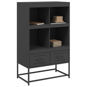 Ντουλάπι Μαύρο 68x39x111,5 εκ. από Χάλυβα - Pakobazaar