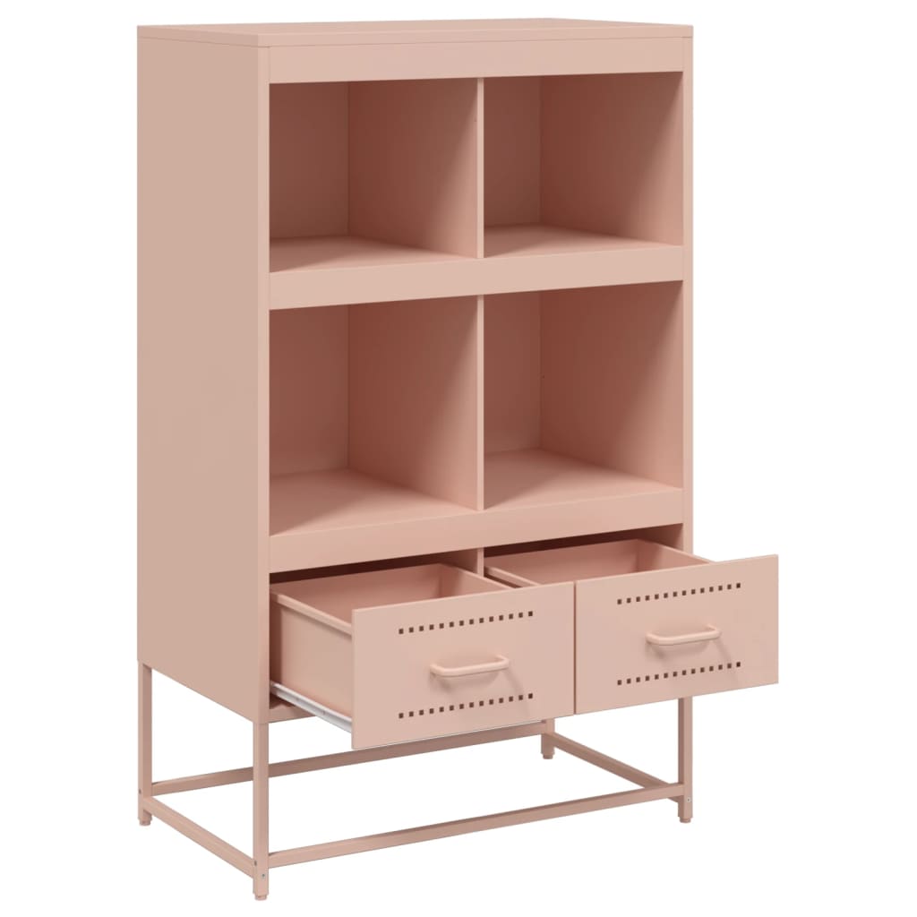 Ντουλάπα Ροζ 68 x 39 x 111,5 εκ. από Χάλυβα
