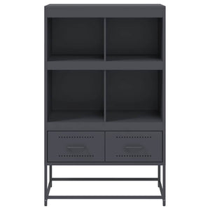 Ντουλάπι Ανθρακί 68x39x111,5 εκ. από Χάλυβα