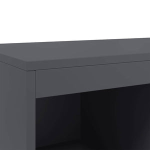 Ντουλάπι Ανθρακί 68x39x111,5 εκ. από Χάλυβα