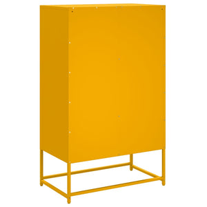 Ντουλάπι Μουσταρδί 68x39x111,5 εκ. από Ατσάλι