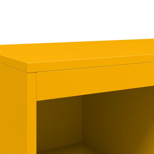 Ντουλάπι Μουσταρδί 68x39x111,5 εκ. από Ατσάλι