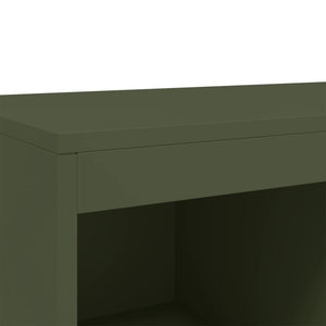 Ντουλάπι Πράσινο Λαδί 68x39x111,5 εκ. από Ατσάλι