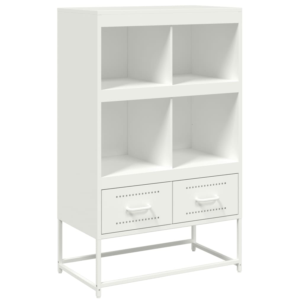 Ντουλάπι Λευκό 68x39x111,5 εκ. από Χάλυβα