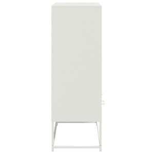 Ντουλάπι Λευκό 68x39x111,5 εκ. από Χάλυβα