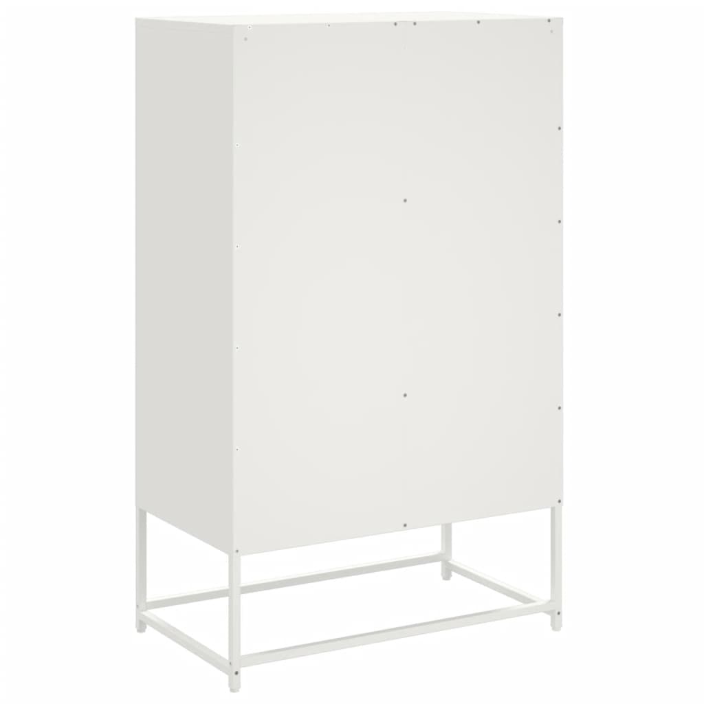 Ντουλάπι Λευκό 68x39x111,5 εκ. από Χάλυβα