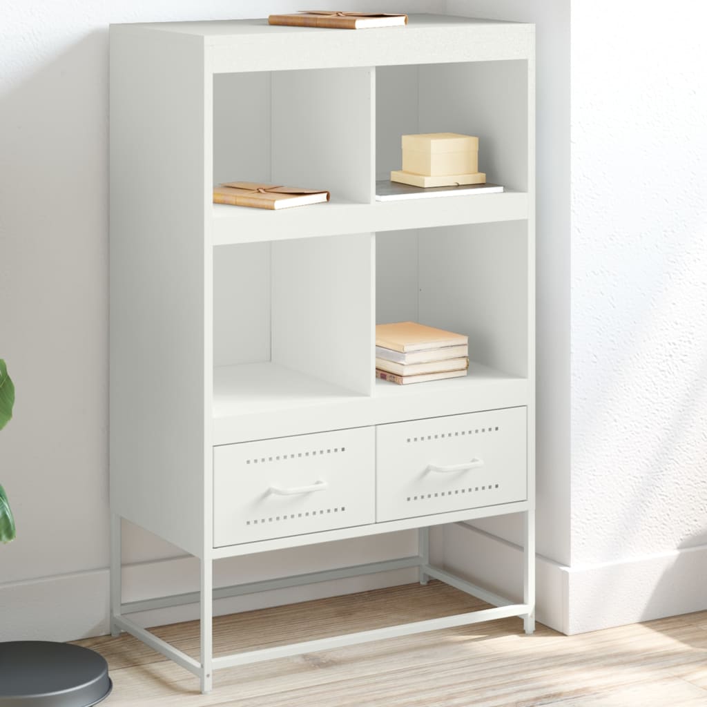 Ντουλάπι Λευκό 68x39x111,5 εκ. από Χάλυβα
