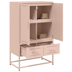 Ντουλάπα Ροζ 68 x 39 x 111,5 εκ. από Χάλυβα - Pakobazaar