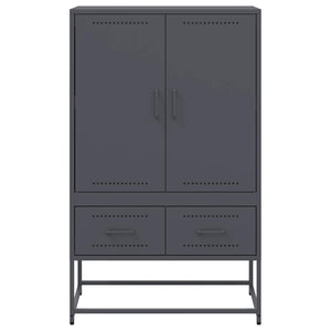 Ντουλάπι Ανθρακί 68x39x111,5 εκ. από Χάλυβα