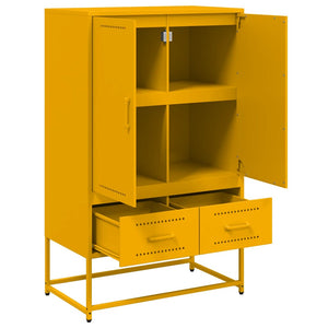 Ντουλάπι Μουσταρδί 68x39x111,5 εκ. από Ατσάλι - Pakobazaar
