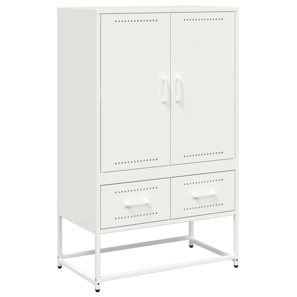 Ντουλάπι Λευκό 68x39x111,5 εκ. από Χάλυβα