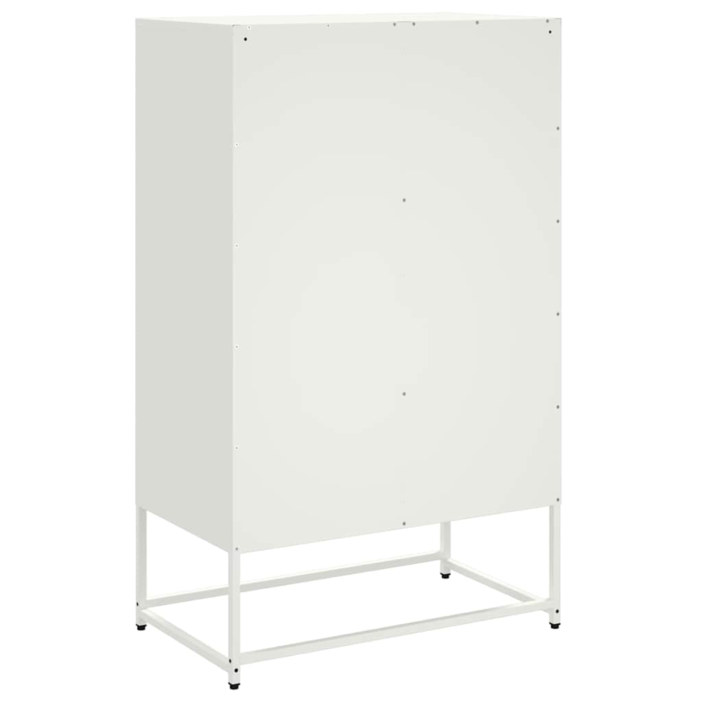 Ντουλάπι Λευκό 68x39x111,5 εκ. από Χάλυβα