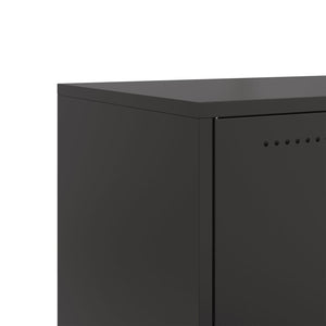 Έπιπλο Τηλεόρασης Μαύρο 68x39x43,5 εκ. Χάλυβας - Pakobazaar