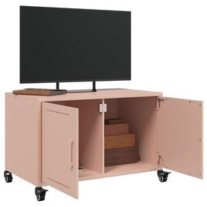 Έπιπλο Τηλεόρασης Ροζ 68 x 39 x 43,5 εκ. Χάλυβας
