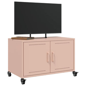 Έπιπλο Τηλεόρασης Ροζ 68 x 39 x 43,5 εκ. Χάλυβας