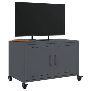 Έπιπλο Τηλεόρασης Μαύρο 68x39x43,5 εκ. Χάλυβας