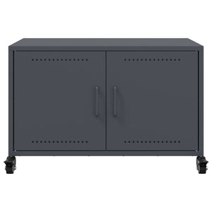 Έπιπλο Τηλεόρασης Μαύρο 68x39x43,5 εκ. Χάλυβας