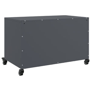 Έπιπλο Τηλεόρασης Μαύρο 68x39x43,5 εκ. Χάλυβας