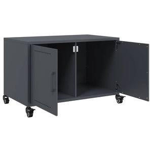 Έπιπλο Τηλεόρασης Μαύρο 68x39x43,5 εκ. Χάλυβας