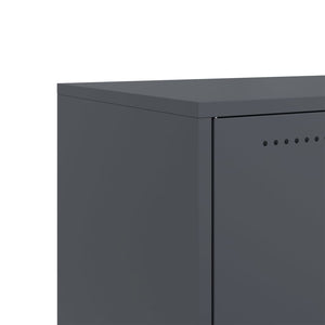 Έπιπλο Τηλεόρασης Μαύρο 68x39x43,5 εκ. Χάλυβας