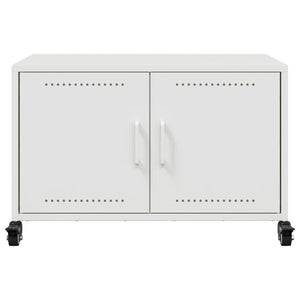 Έπιπλο Τηλεόρασης Λευκό 68 x 39 x 43,5 εκ. Χάλυβας - Pakobazaar