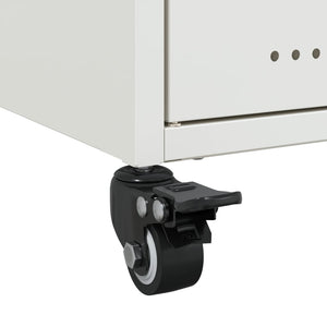 Έπιπλο Τηλεόρασης Λευκό 68 x 39 x 43,5 εκ. Χάλυβας - Pakobazaar