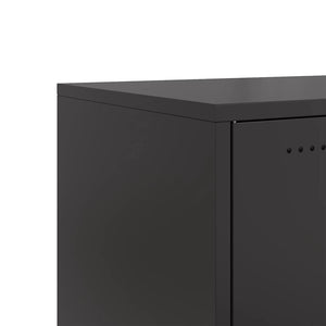 Έπιπλο Τηλεόρασης Μαύρο 100,5x39x43,5 εκ. Ατσάλι - Pakobazaar