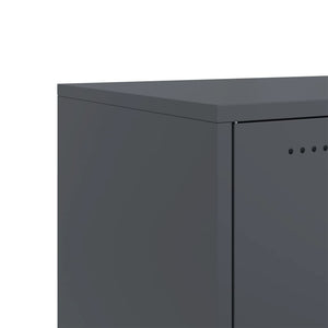 Έπιπλο Τηλεόρασης Ανθρακί 100,5x39x43,5εκ. Ατσάλι