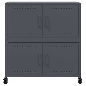 Μπουφές Ανθρακί 68x39x72 εκ. από Ατσάλι