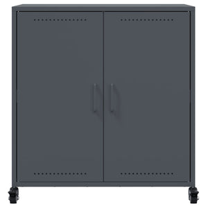 Μπουφές Ανθρακί 68x39x72 εκ. από Ατσάλι - Pakobazaar