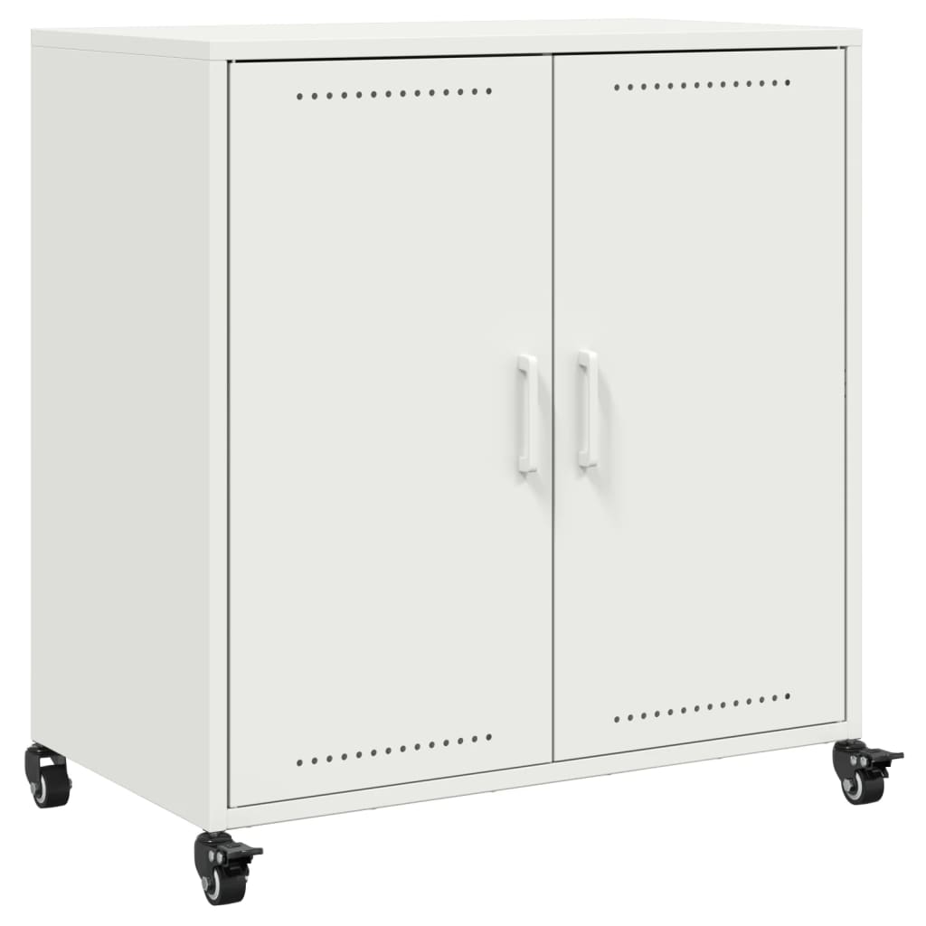Ντουλάπι Λευκό 68x39x72 εκ. από Χάλυβα - Pakobazaar