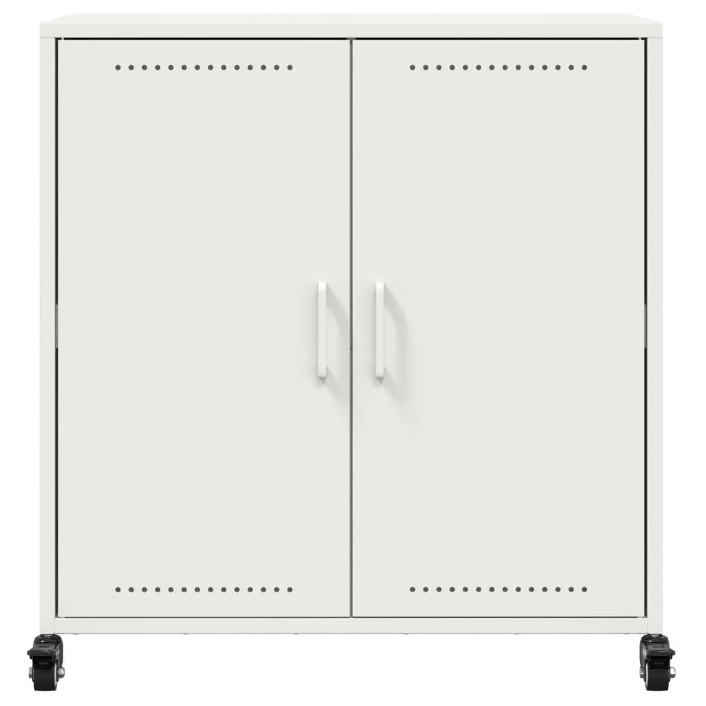 Ντουλάπι Λευκό 68x39x72 εκ. από Χάλυβα - Pakobazaar