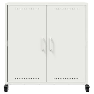Ντουλάπι Λευκό 68x39x72 εκ. από Χάλυβα - Pakobazaar
