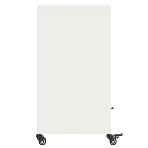 Ντουλάπι Λευκό 68x39x72 εκ. από Χάλυβα - Pakobazaar