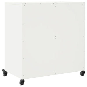 Ντουλάπι Λευκό 68x39x72 εκ. από Χάλυβα - Pakobazaar